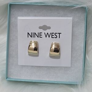 Nine West Shiny Gold Earrings